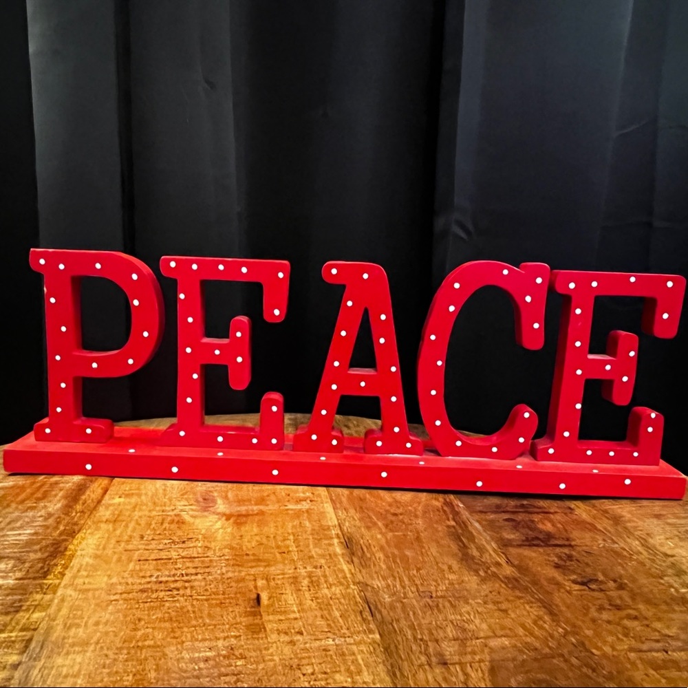 Wooden Christmas signs. Like new